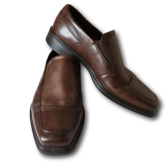Ecco Men's Loafers Dress Shoes Slip, Size: 41 - Picture 3 of 8